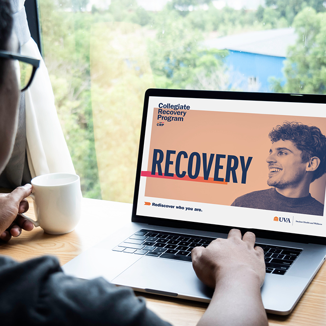 UVA Collegiate Recovery brand design