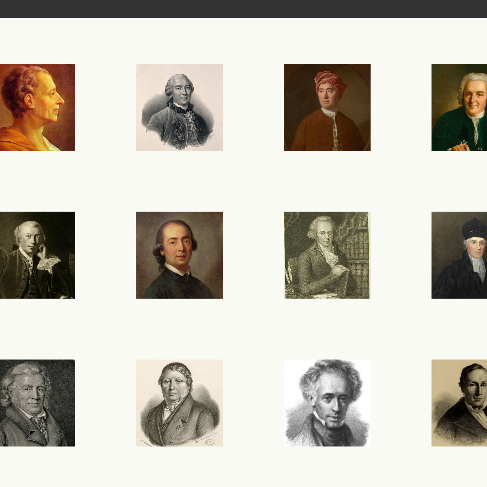 Theories of Race website portraits of authors