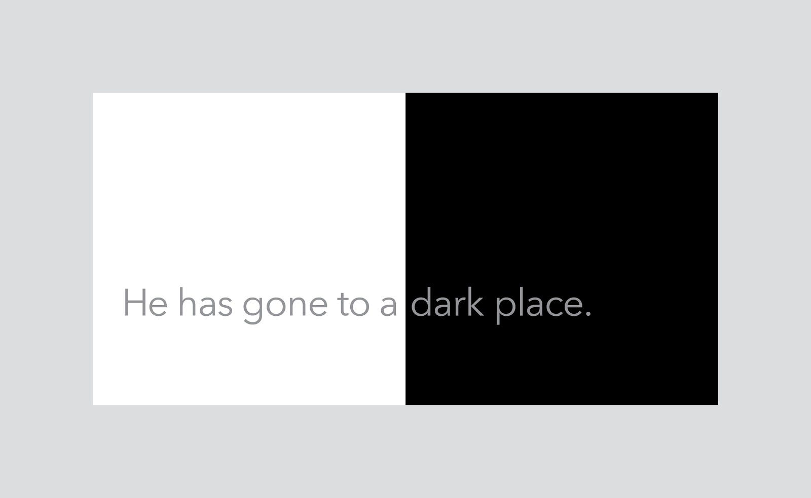 Dark place graphic