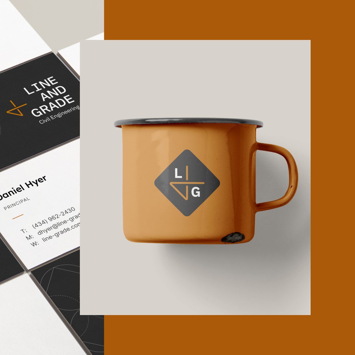 Coffee mug with new logo