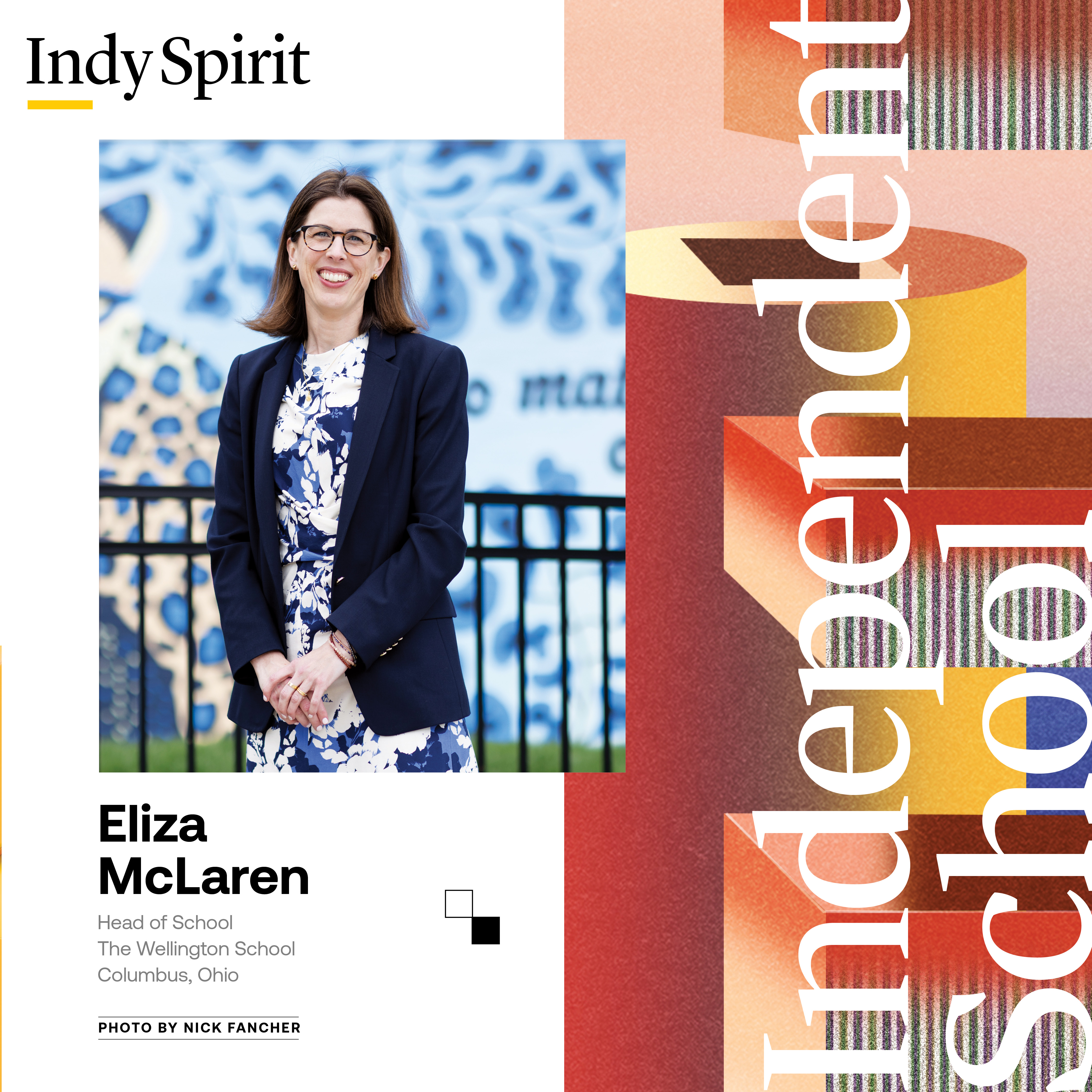 Independent School magazine interior