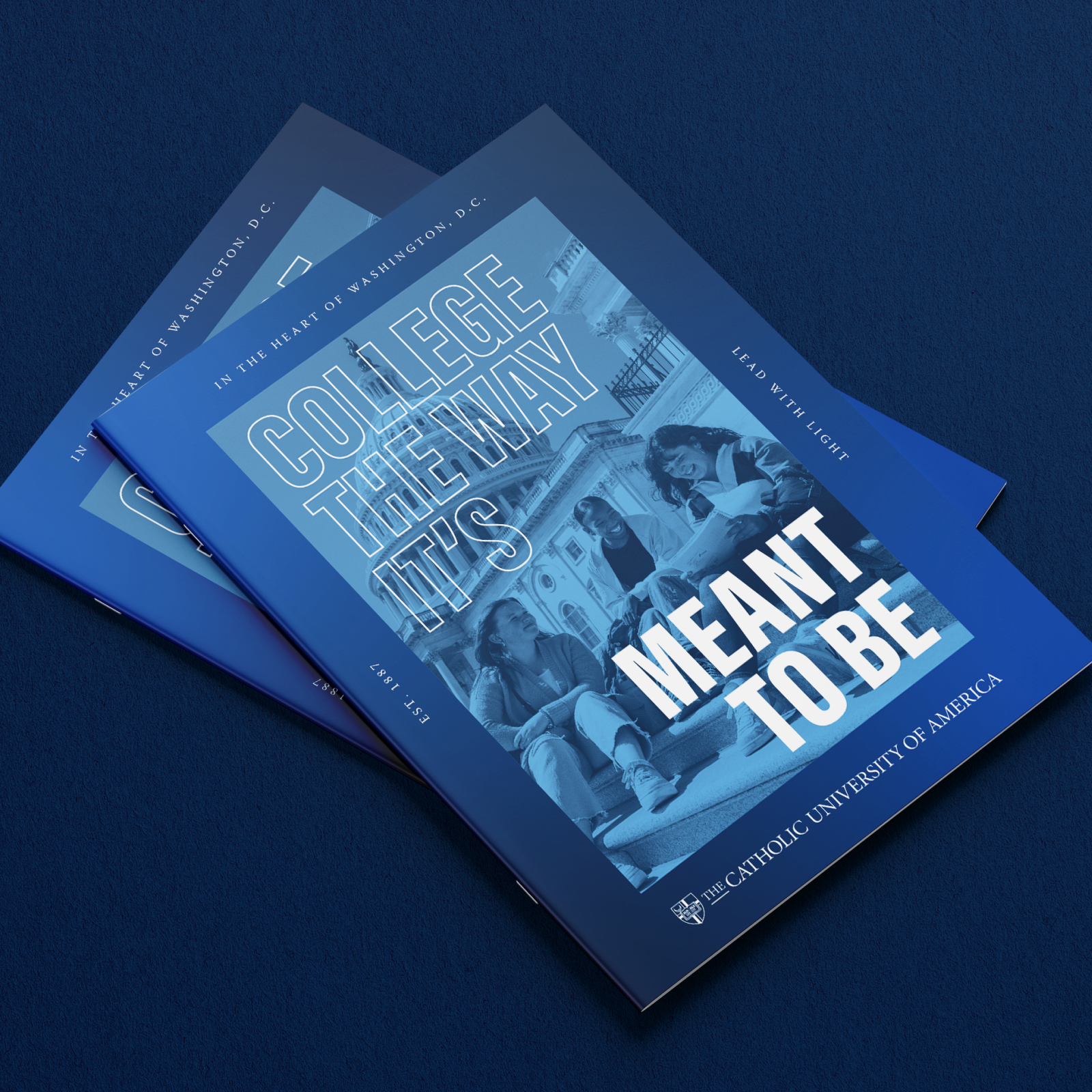 Admissions materials for Catholic University