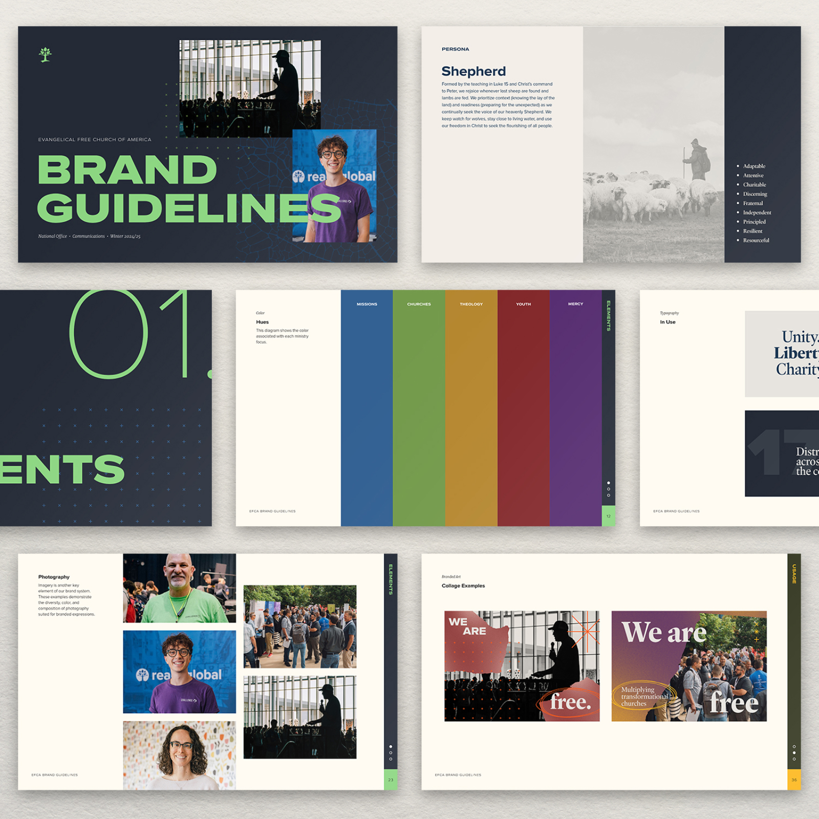 efca brand guidelines composition