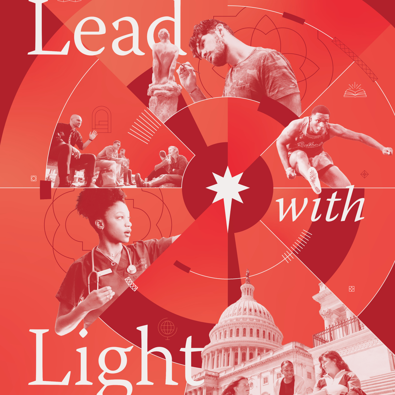 Admissions materials for Catholic University