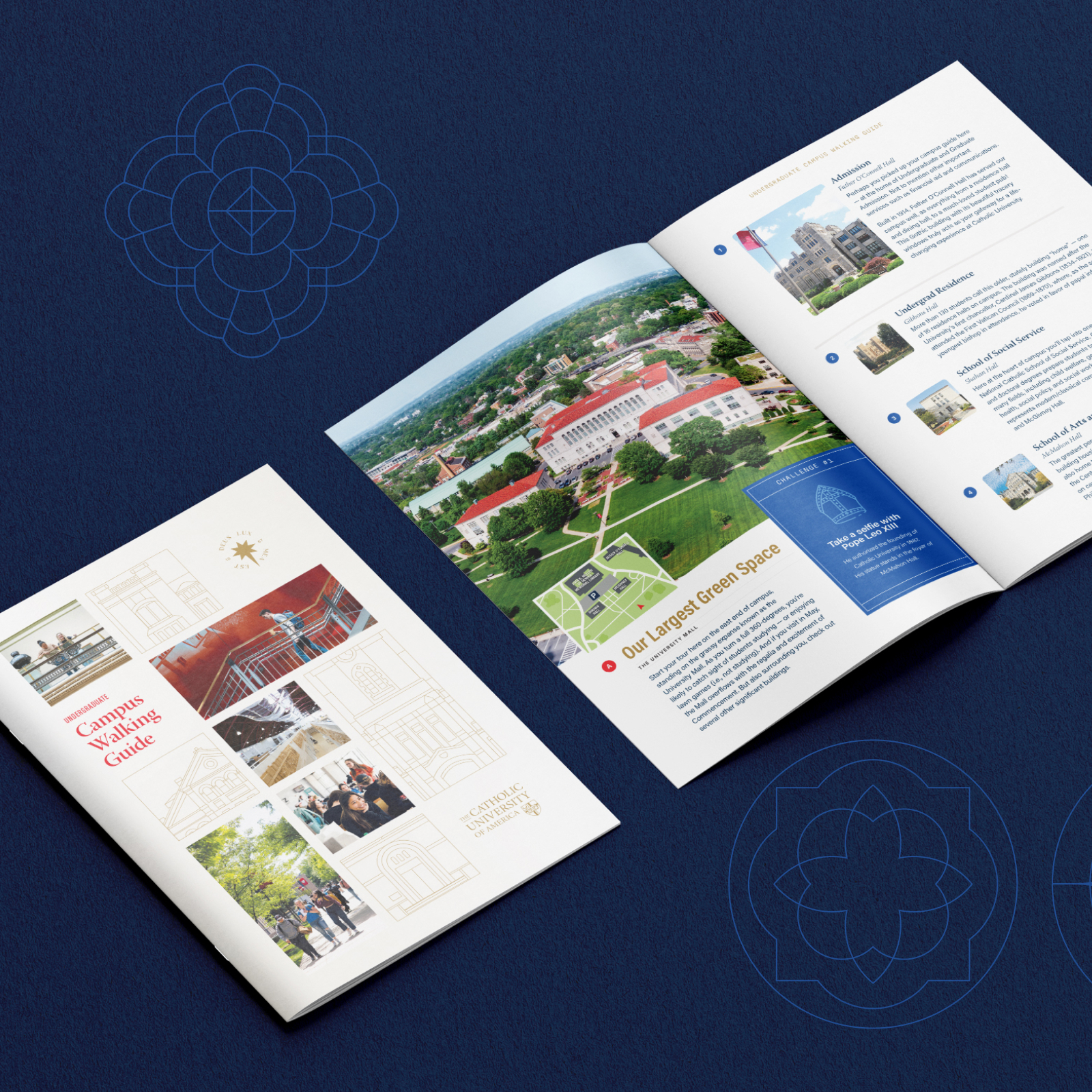 Admissions materials for Catholic University