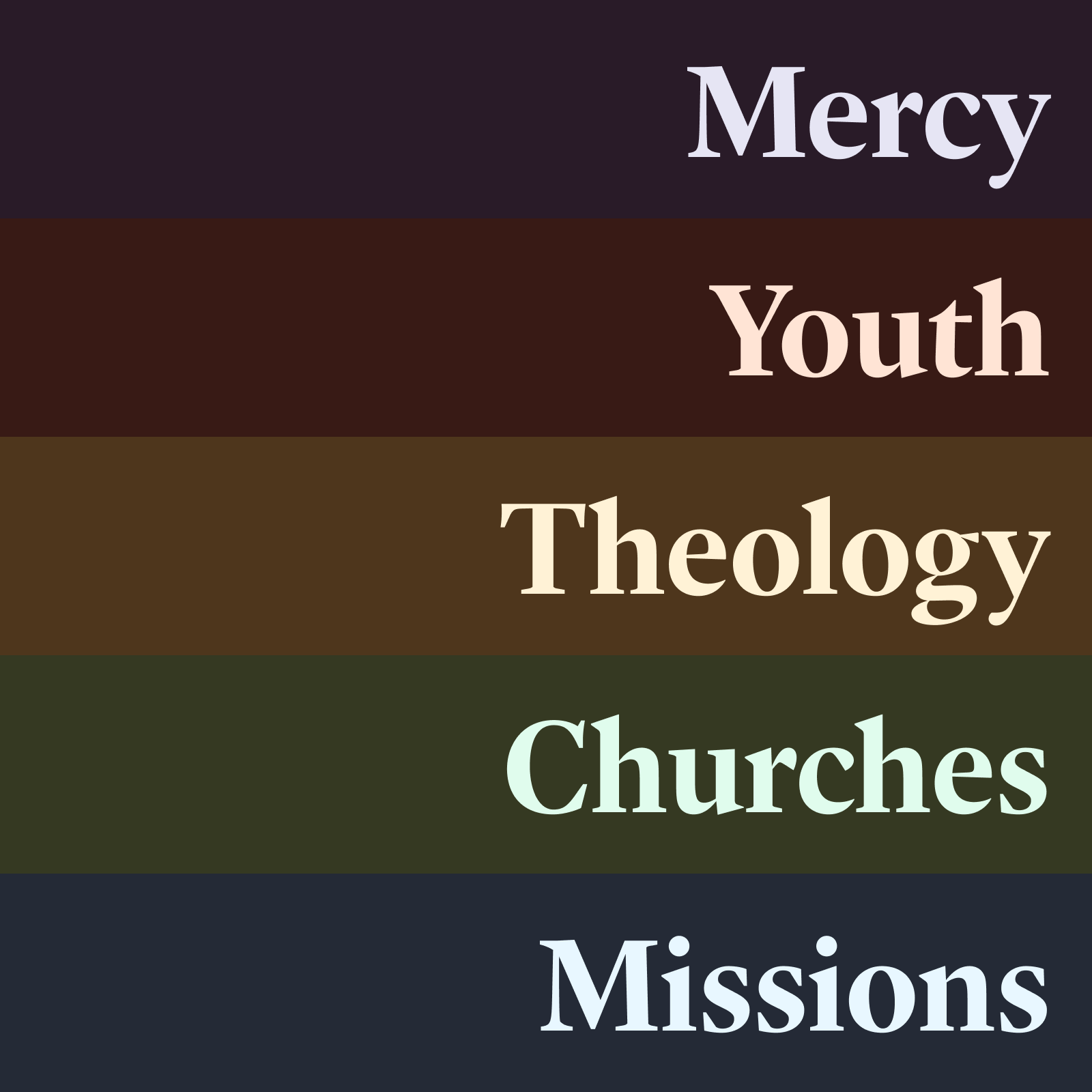 mercy youth words