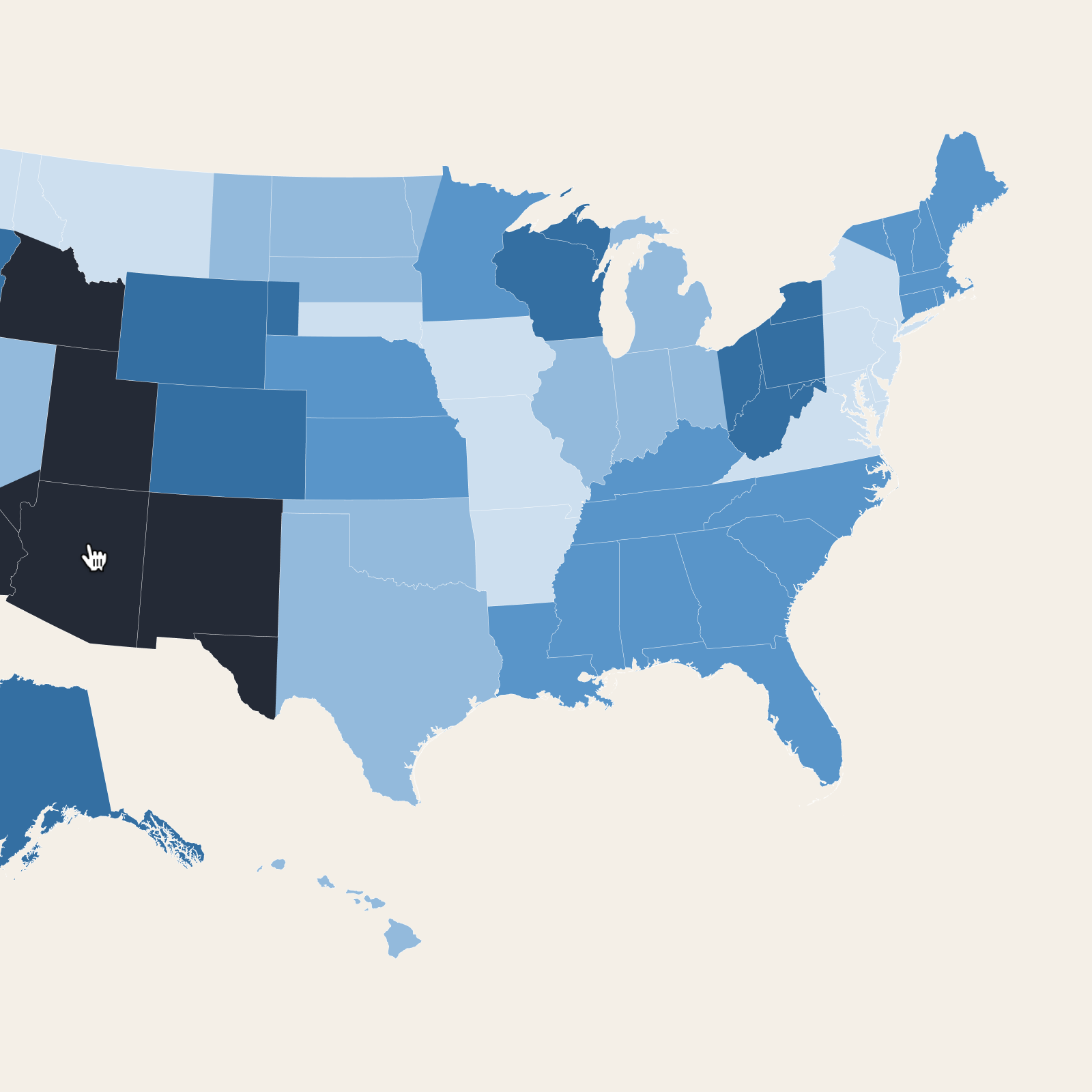 districts map of usa