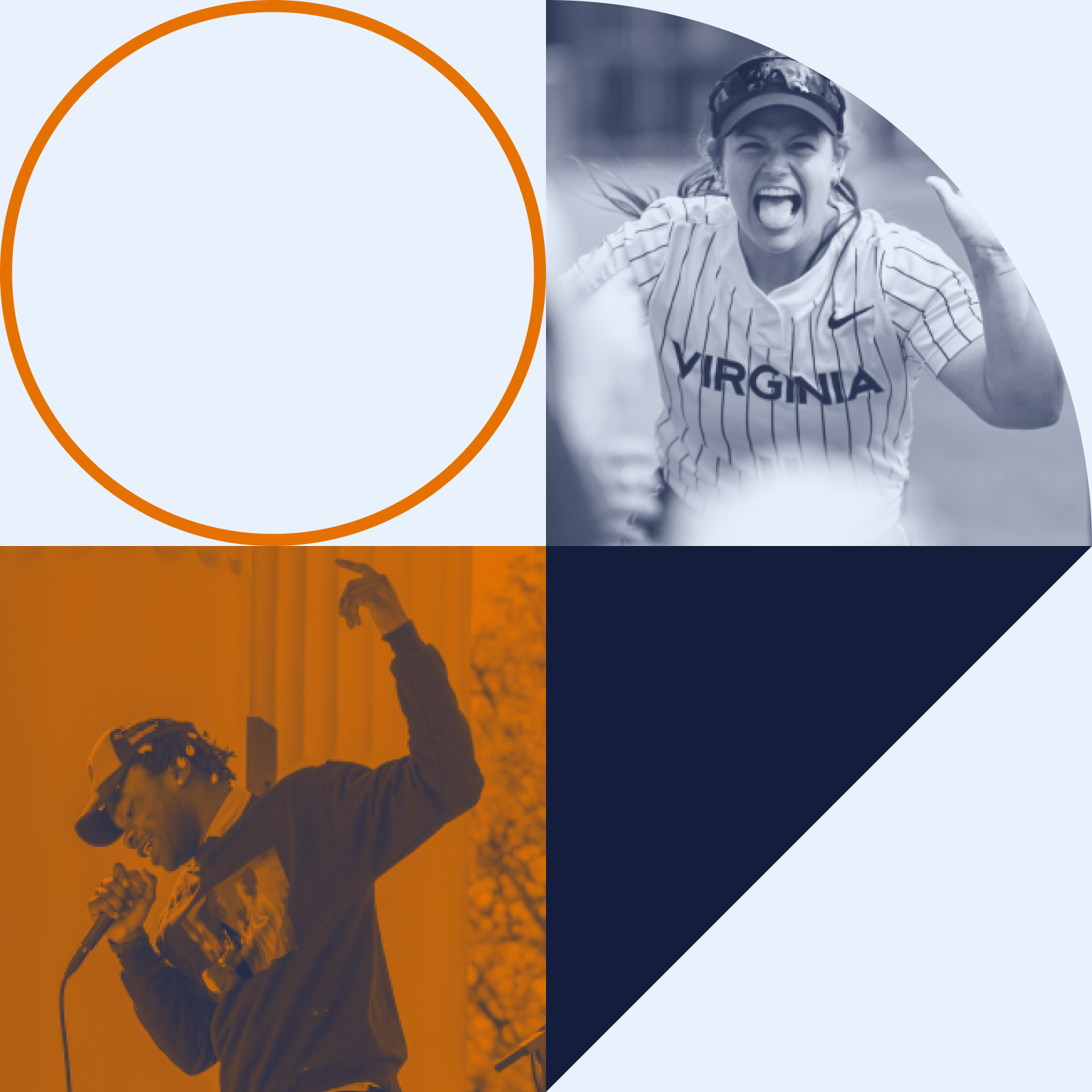 uva photos in graphic grid
