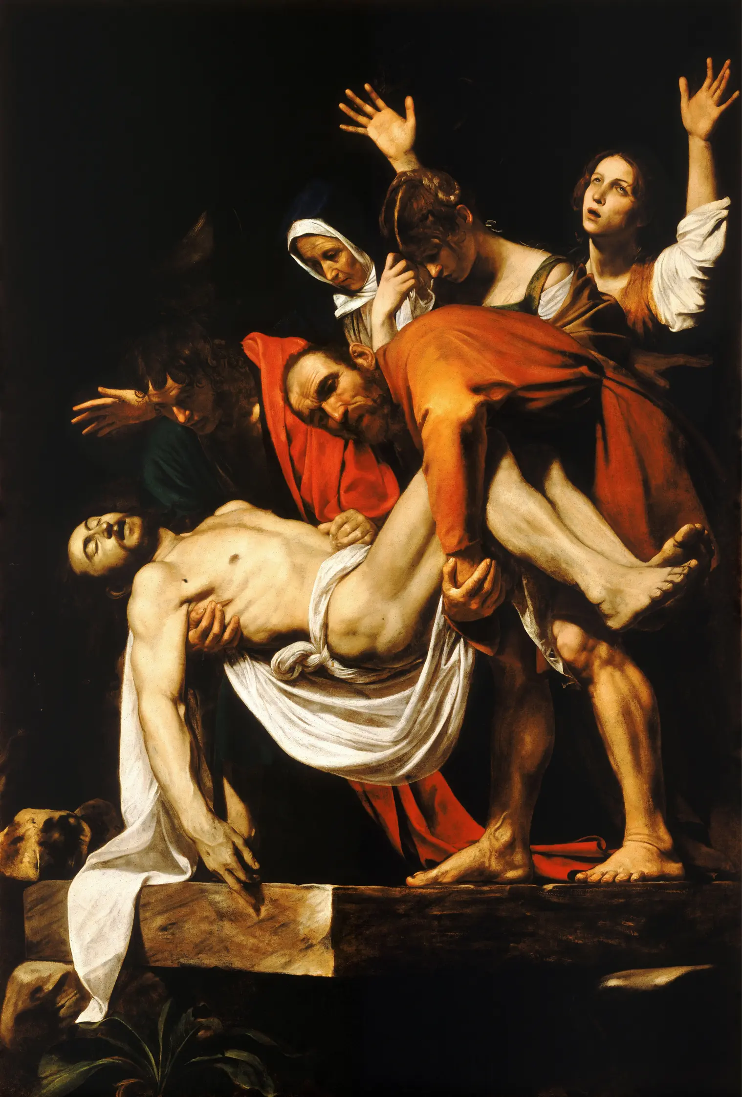 caravaggio painting of dead christ