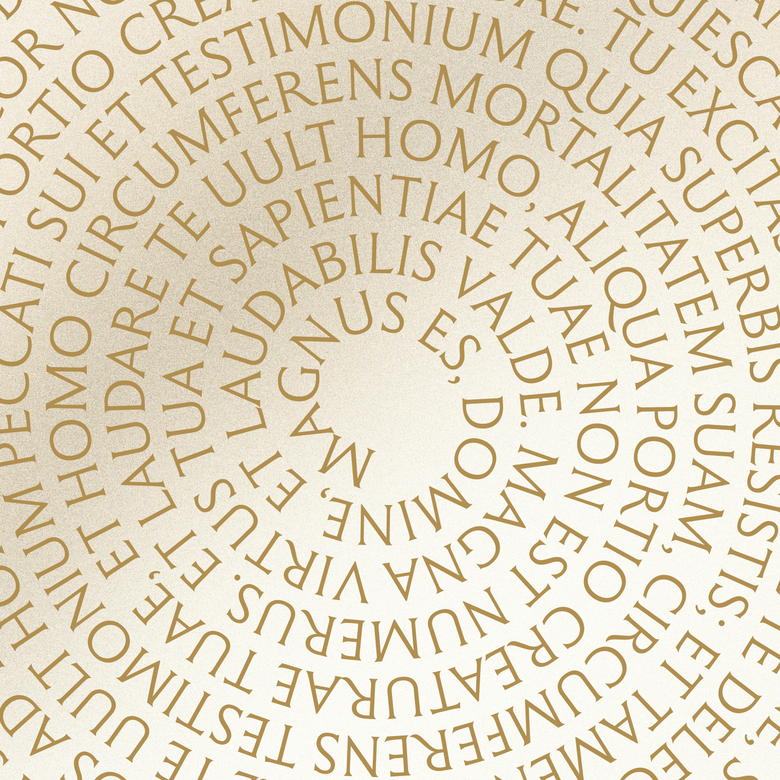 circle of latin text