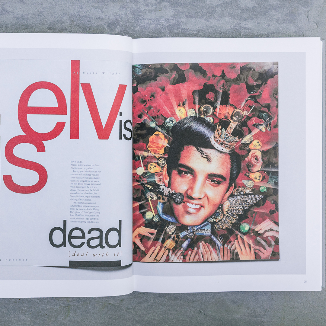 elvis presley magazine spread